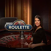 Speed Roulette live dealer at casino table